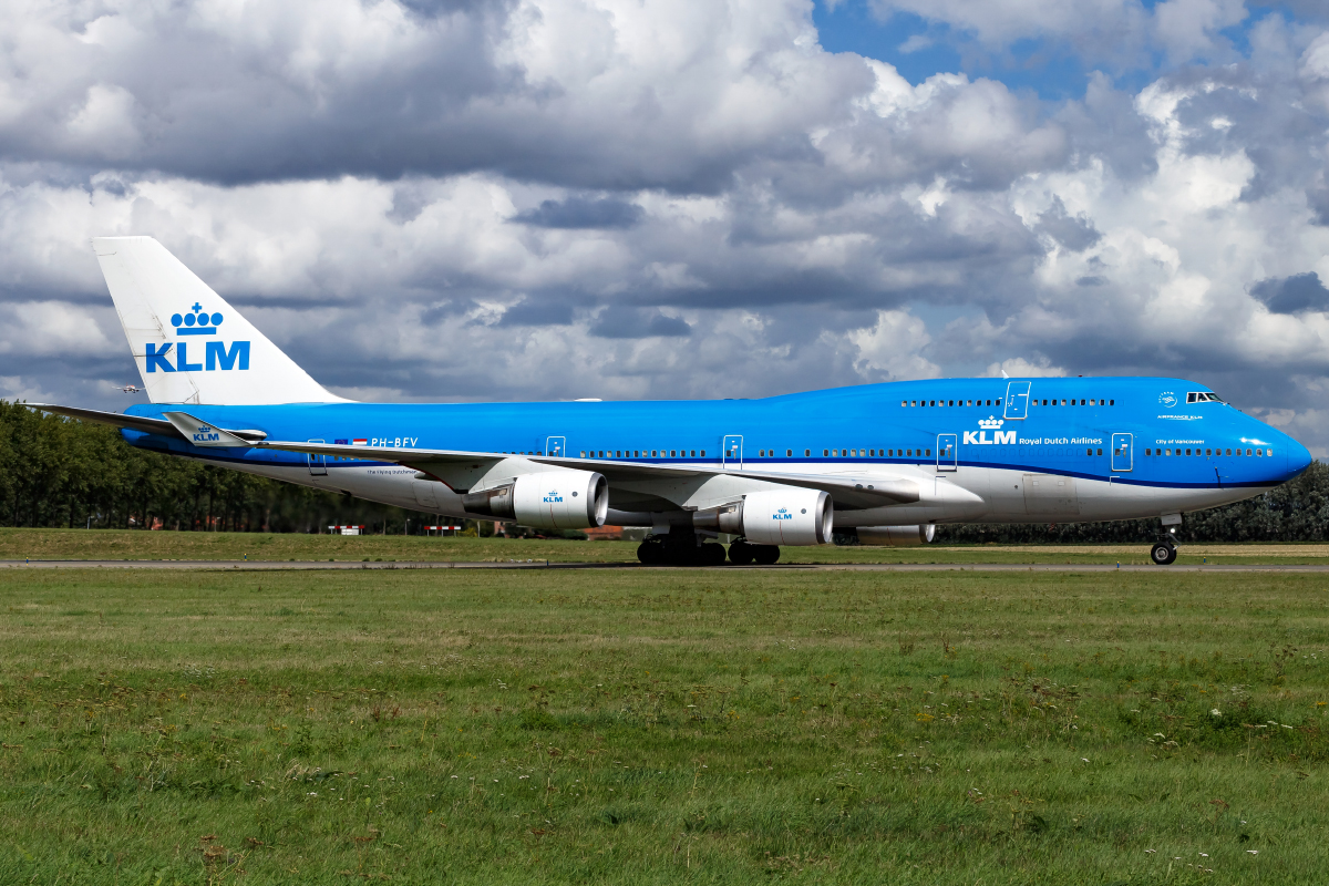 KLM 747-400.